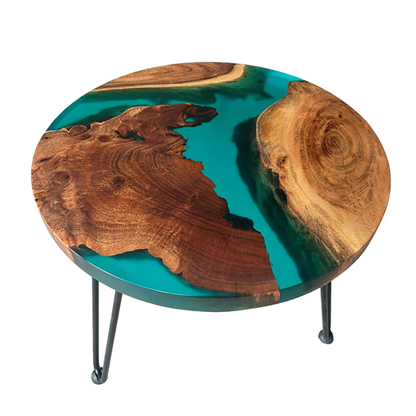 epoxy rasin furniture Teapoy